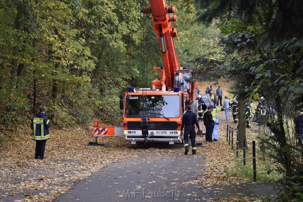 Einsatz BF Koeln PKW im See Koeln Esch P203.JPG - Miklos Laubert